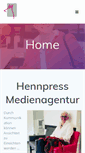 Mobile Screenshot of hennpress.de