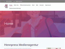 Tablet Screenshot of hennpress.de